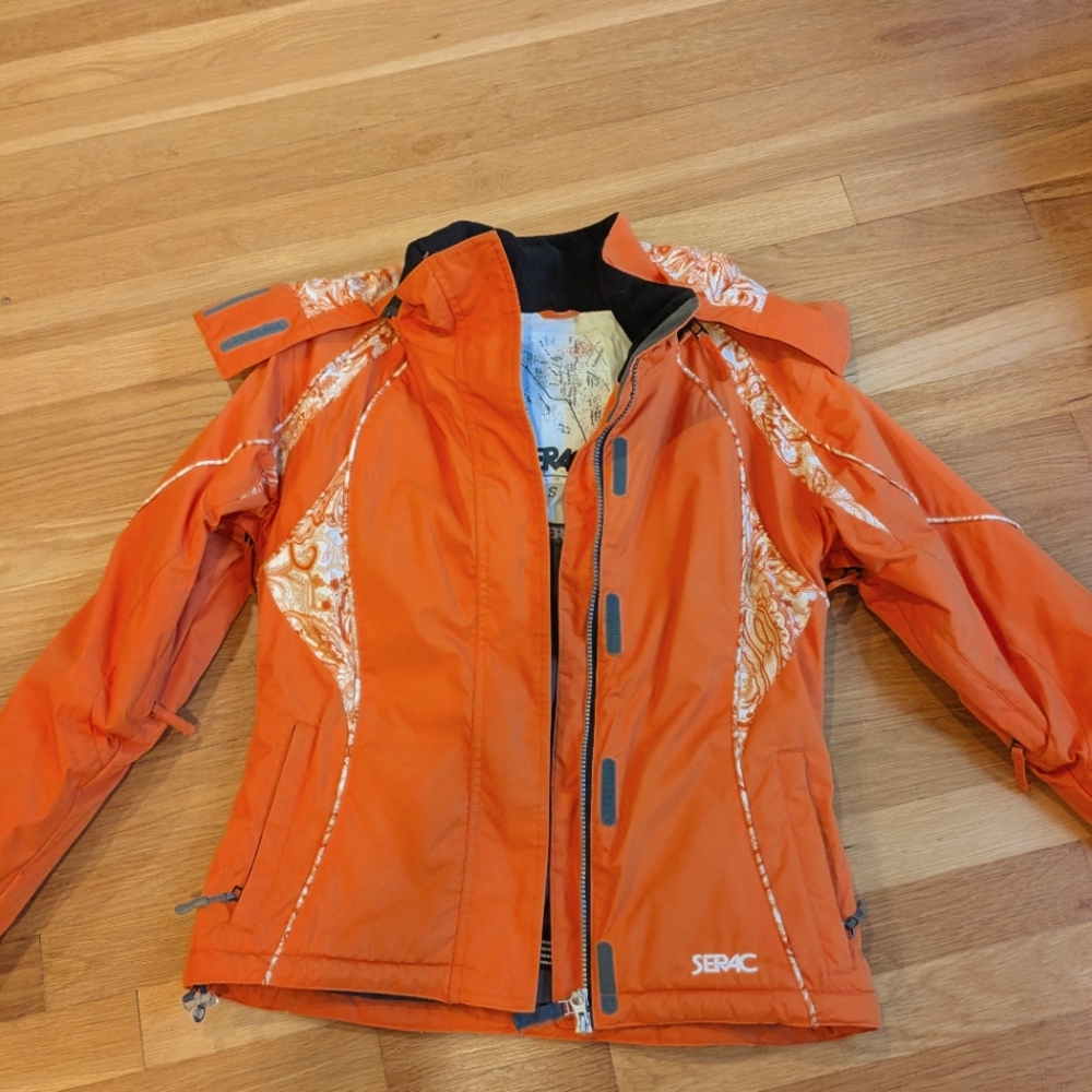 Serac Orange Ski Jacket